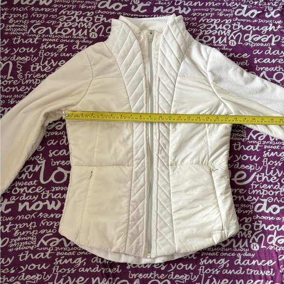 Sz6 Lululemon St Moritz Jacket Polar Cream - Picture 12 of 15